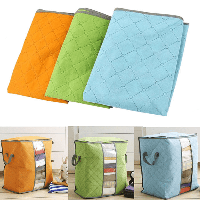 Bamboo Fabric Storage Bags | Skanto