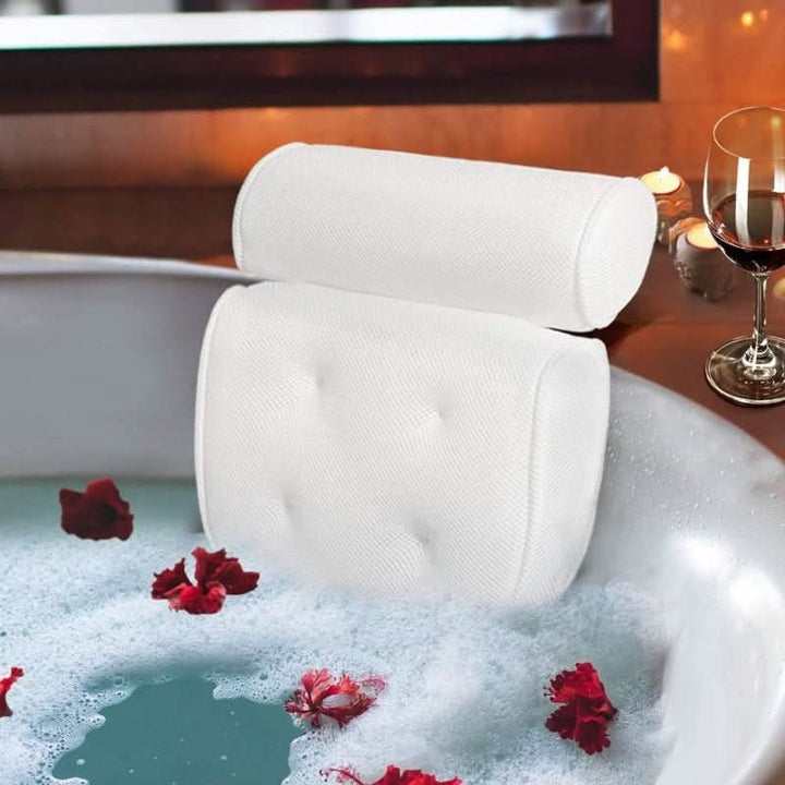Ergonomisches Badewanne-kissen zur Nacken- und Kopfstütze in der Badewanne