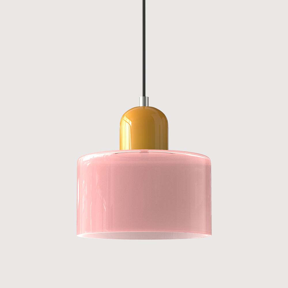 Skanto | Moderne lampe med farget glass og geometrisk form
