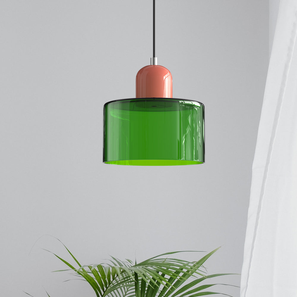 Skanto | Moderne lampe med farget glass og geometrisk form