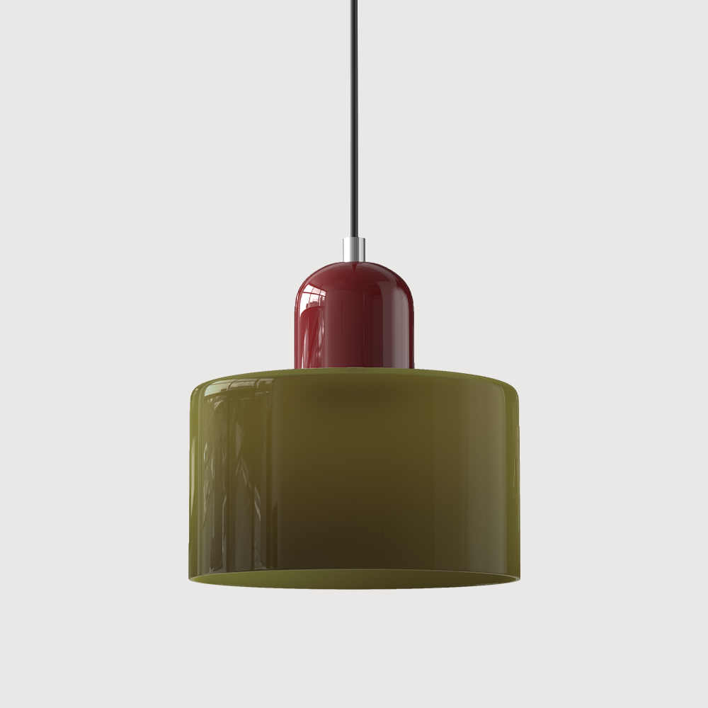 Skanto | Moderne lampe med farget glass og geometrisk form