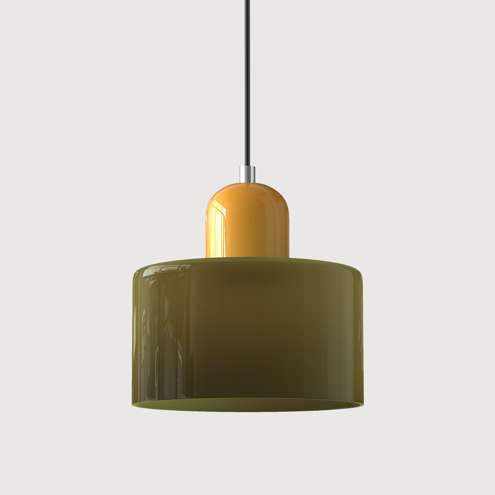 Skanto | Moderne lampe med farget glass og geometrisk form