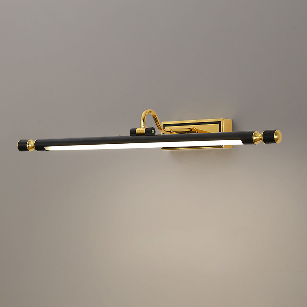 Luksus svart-gull speillampe – LumoGold | Skanto