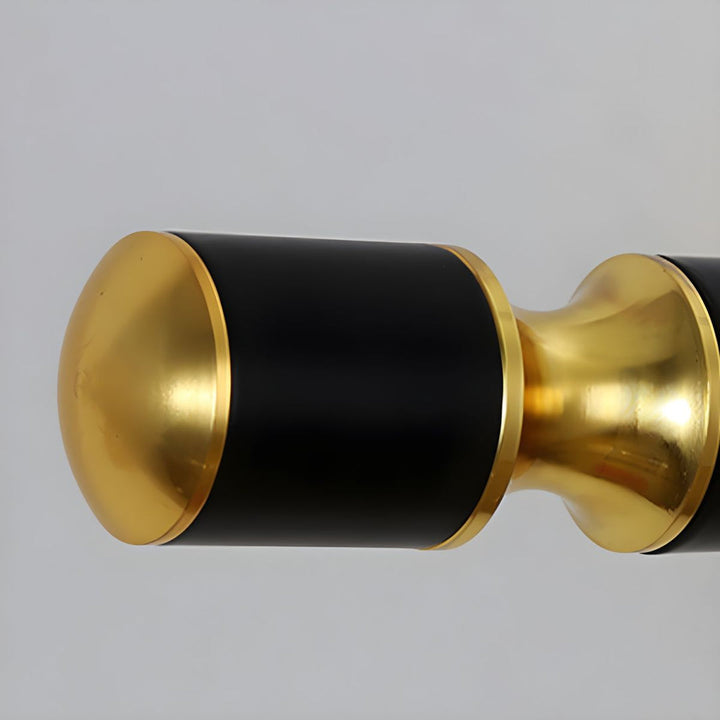 Luksus svart-gull speillampe – LumoGold | Skanto