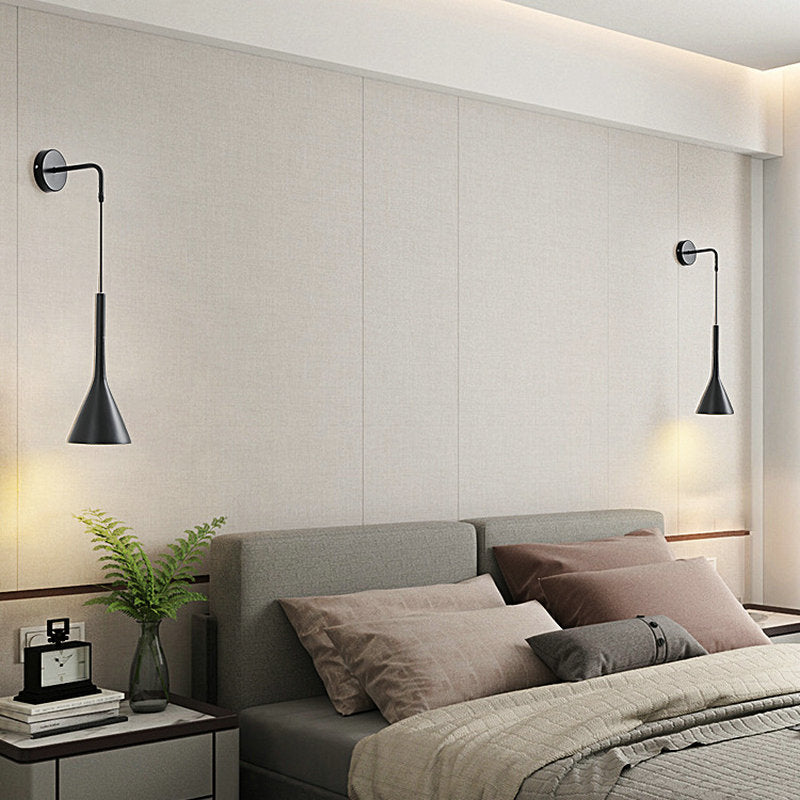 Skandinavisk bedside pendel vegglampe – Justerbar ledning | Skanto