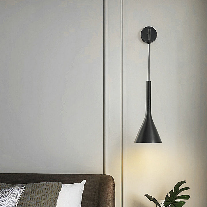 Skandinavisk bedside pendel vegglampe – Justerbar ledning | Skanto