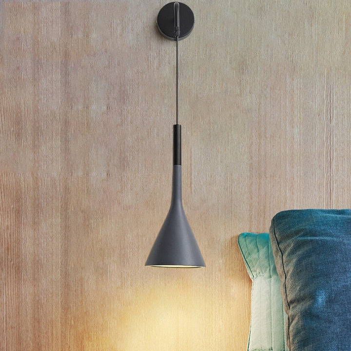 Skandinavisk bedside pendel vegglampe – Justerbar ledning | Skanto