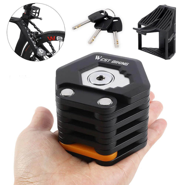 Skanto | TitanLock Pro – Tyverisikret sykkellås for maksimal sikkerhet (for sykler, el-sykler og scootere)