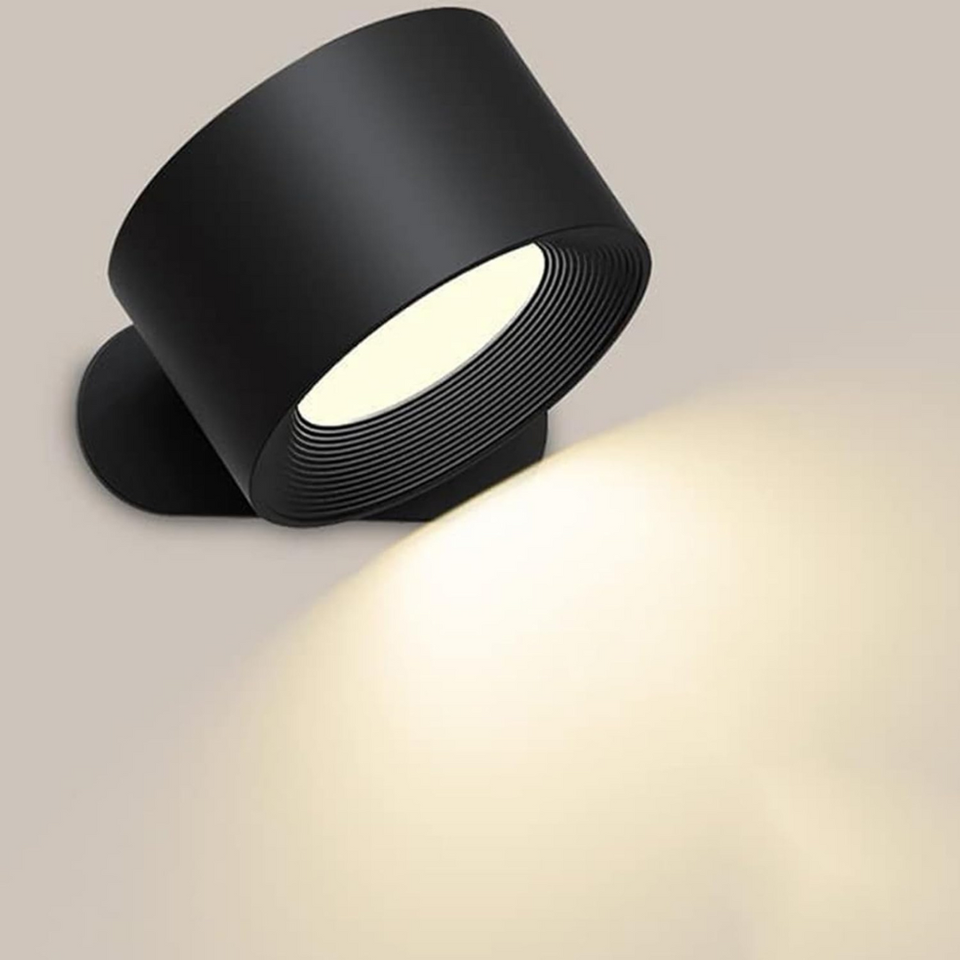 Skanto | FlexiLamp – Trådløs, Oppladbar Vegglampe med 360° Rotasjon