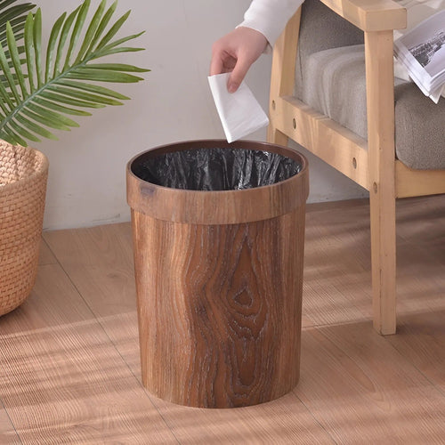 Nordisk Stil Minimalistisk Tre Søppelbøtte | Skanto