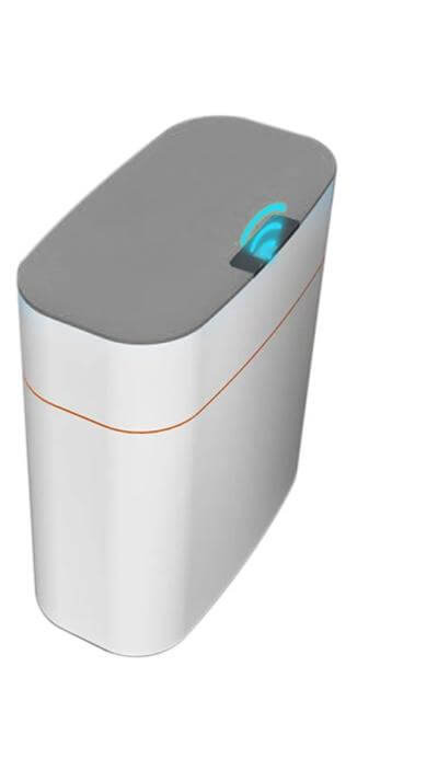Skanto | Cleanova Sensor Søppelbøtte | Automatisk & Still | Hygienisk & Vanntett | 13L | Infrarød Teknologi