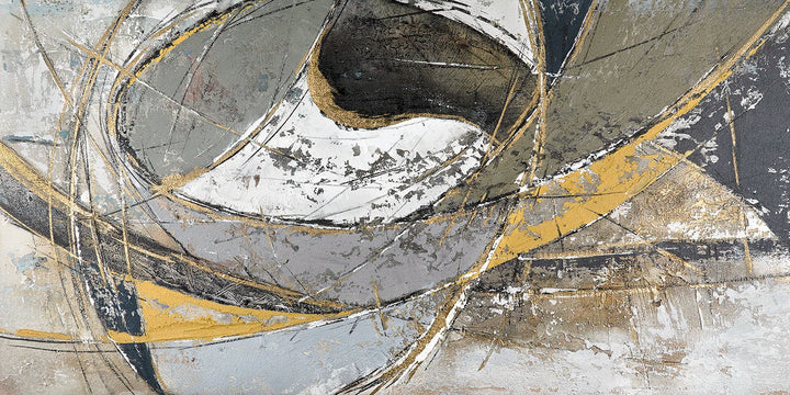 Store størrelser Samtids Urban Abstrakt Veggkunst Fin Kunst Lerretsutskrifter Nøytrale Farge Bilder For Moderne Leilighet Stue Hjem Kontor Kunst Dekor | Skanto