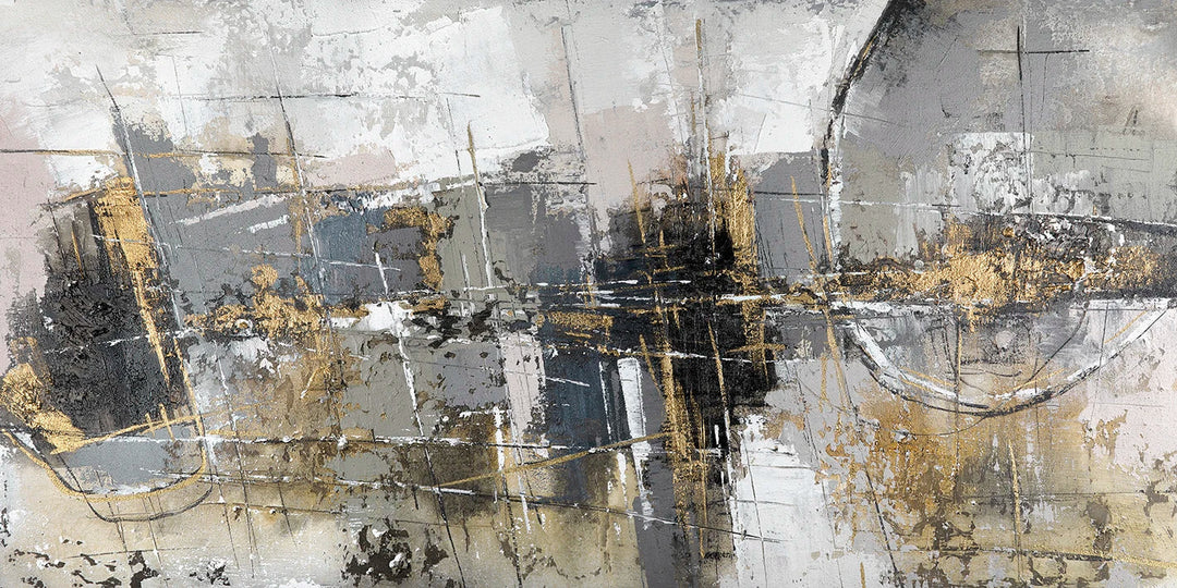 Samtidige urbane abstrakte veggkunst Fine Art lærredsutskrifter nøytrale fargetoner bilder for moderne leilighet stue kontor kunst dekore | Skanto