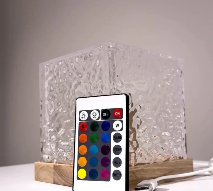 Skanto | AuroraGlow Northern Lights Lampe – 16 Farge LED Stemningslys med Fjernkontroll