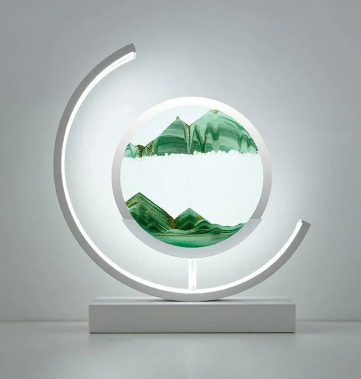 Elegant Sand Landskap Bordlampe Skanto