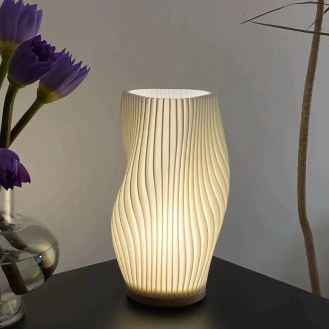 Bølgete Ambient Lampe - Sofia | Skanto