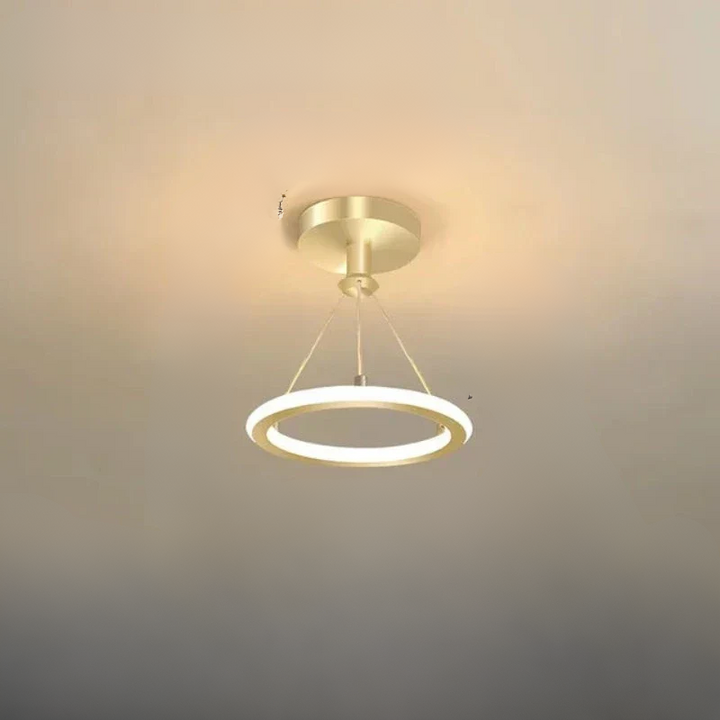 Moderne LED taklampe for gang og entréområde, minimalistisk belysning | Skanto
