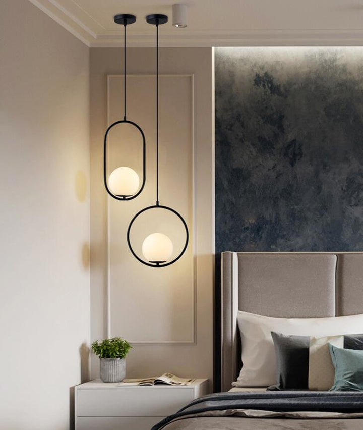 Nordic glass pendant lights