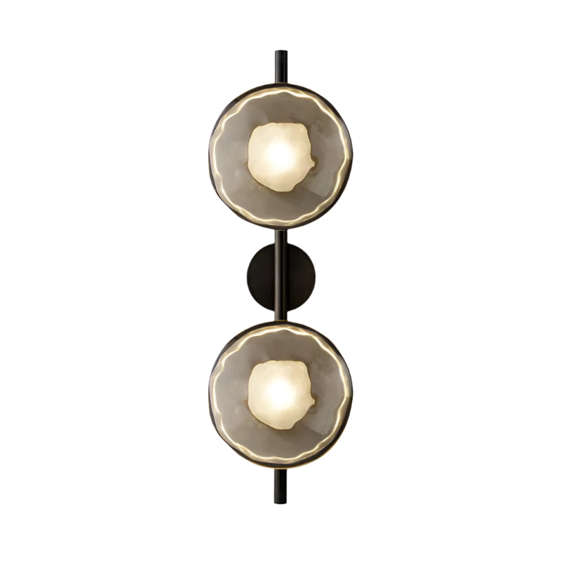 Skanto | Rund Glass Vegglampe i Skandinavisk Design