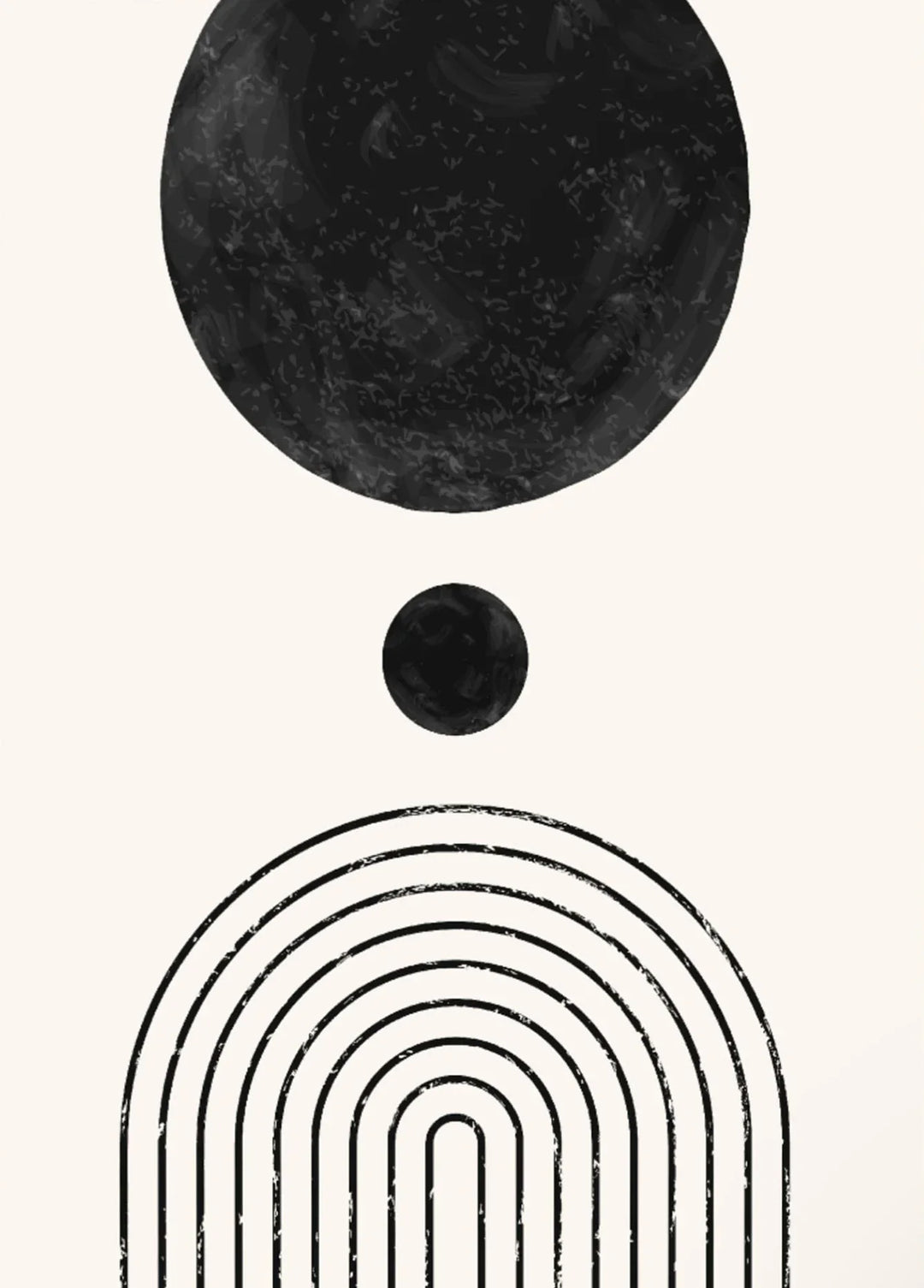 Svart Hvit Minimalistisk Geometrisk Kurver Linjekunst Veggkunst Fin Kunst Lerretstrykk Bilder For Moderne Leilighet Stue Kontor Dekor | Skanto
