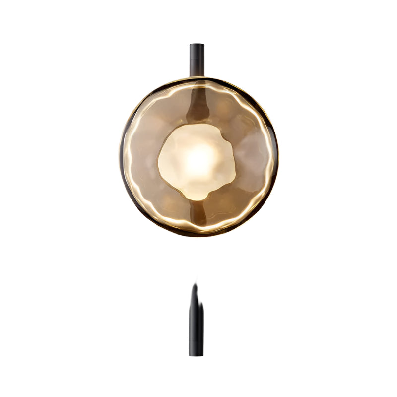 Skanto | Rund Glass Vegglampe i Skandinavisk Design