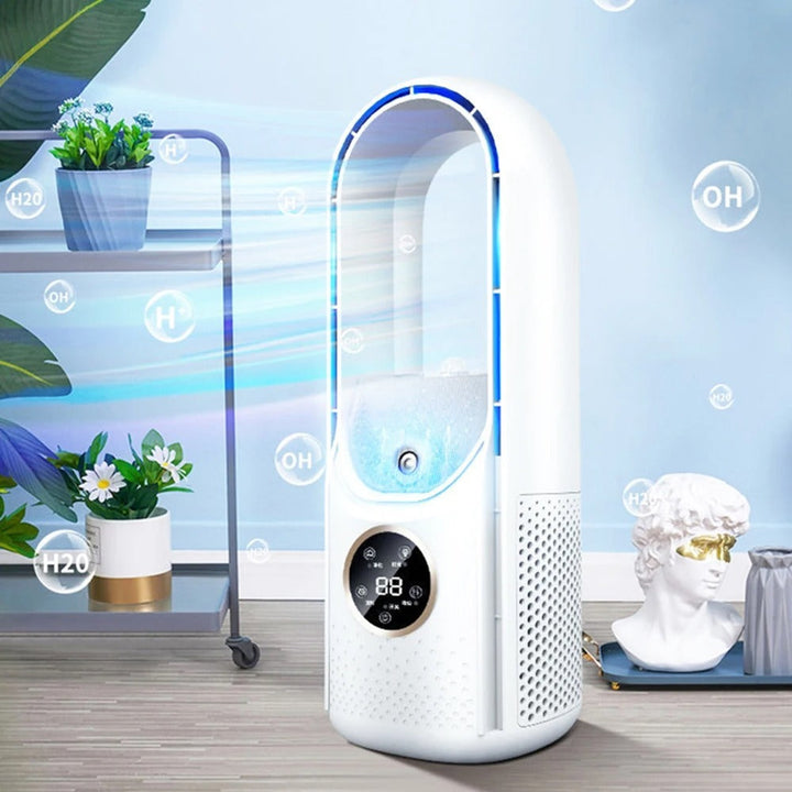 Skanto | Bladeless Portable Air Conditioner | Ultra-Stille, Ergonomisk Design & Ideell for Hjem- og Kontorbruk