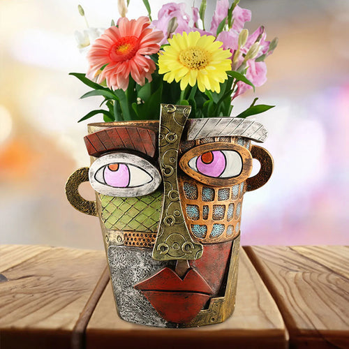 Skanto | Stilig Abstrakt Kkunst Blomsterpotte Ornamenter - RetroVisage