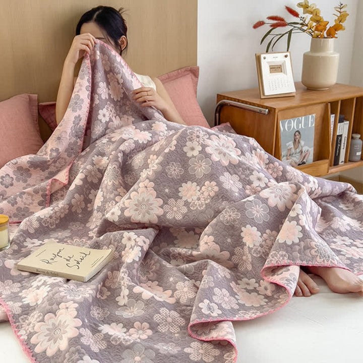 Skanto | Reverie Floral Bomull Gasblader Teppe