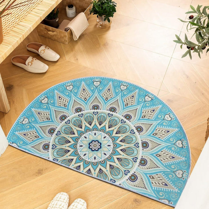 Skanto | Bohemsk Halvrund Mandala Teppe
