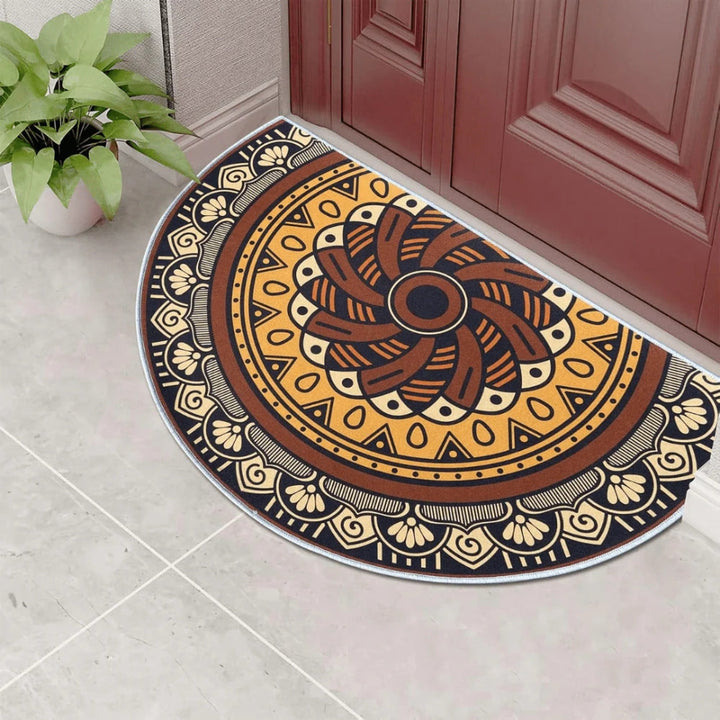 Skanto | Bohemsk Halvrund Mandala Teppe