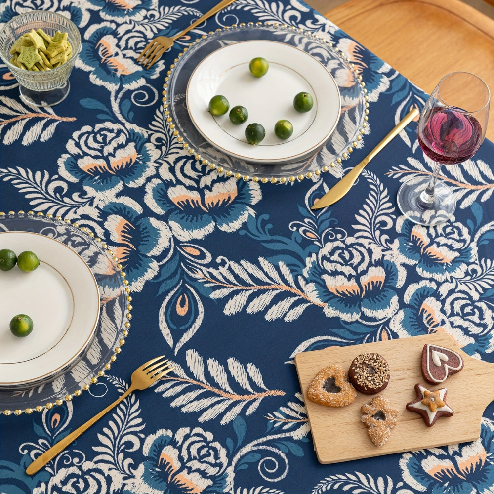 Skanto | Peacock Blossom Boho Floral Dekkebord med dusk