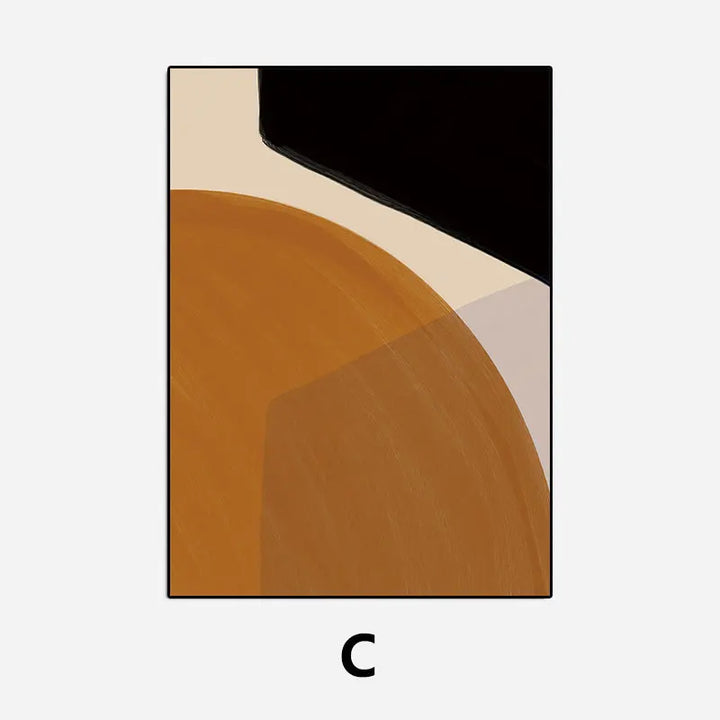 Fet fargerik nordisk abstrakt veggkunst fin kunst lerretsutskrifter bilder for moderne leilighet stue soverom hotellrom hjemmekontor kunst dekor | Skanto