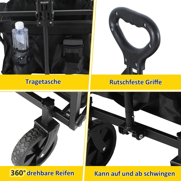 Trolley Transportvogn Sammenleggbar 60L | Skanto