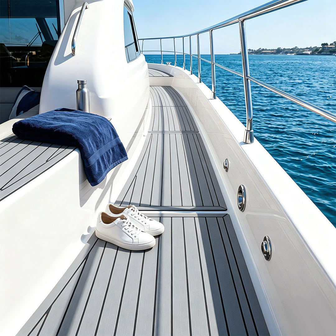 Boot Gulv EVA Teak Gulv Selvklebende | Skanto