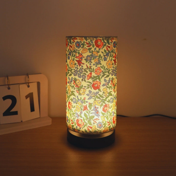 Skanto | Botanisk Blomsterstoff Belysning Bordlampe