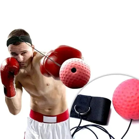 Box Reflex Ball med pannebånd – Reaksjons- og koordinasjonstrening for hjemmet