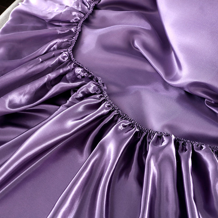 Silke Sateng Elastisk Fitted Ark med GRATIS* Silke Sateng Putetrekk Skanto