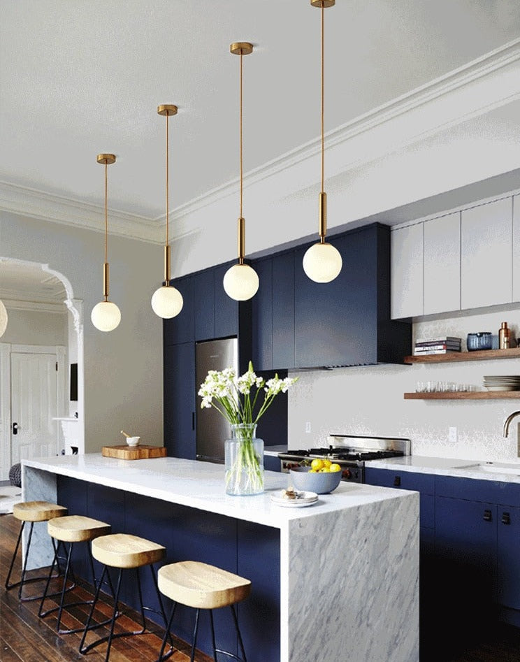 Nordic glass pendant lights
