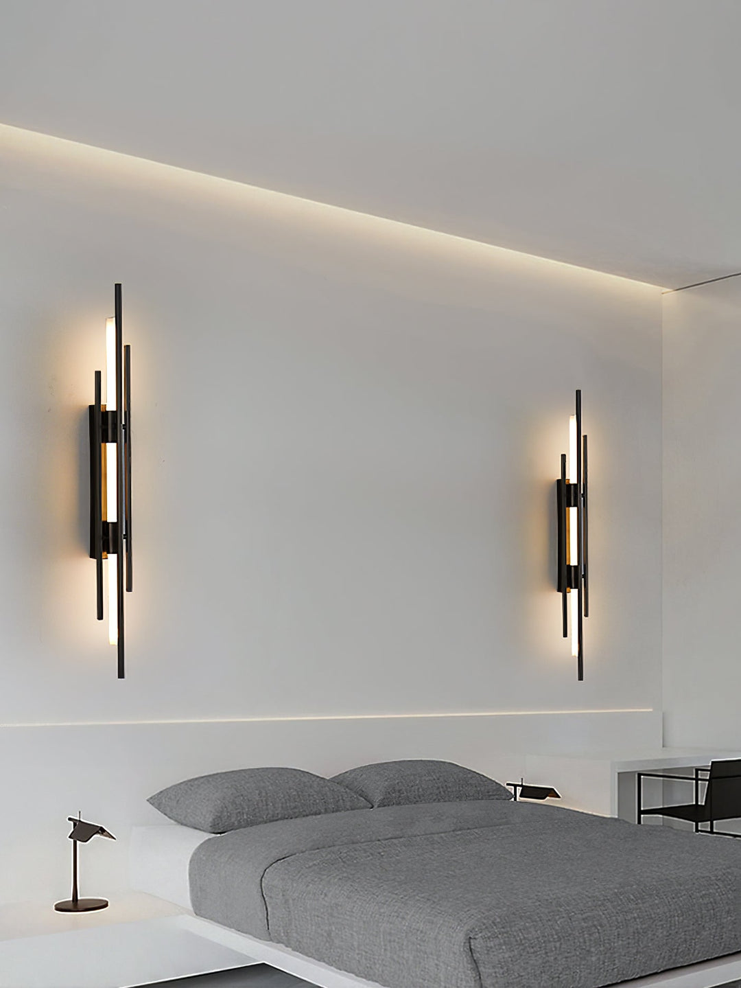 Skanto | LuxeAura – Opulent Gold Vegglampe for Elegante Rom