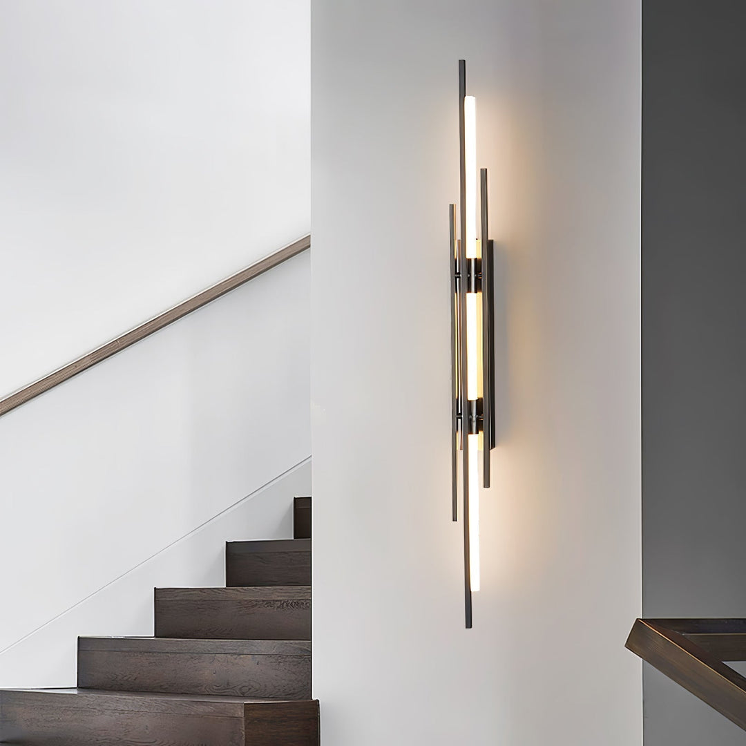 Skanto | LuxeAura – Opulent Gold Vegglampe for Elegante Rom