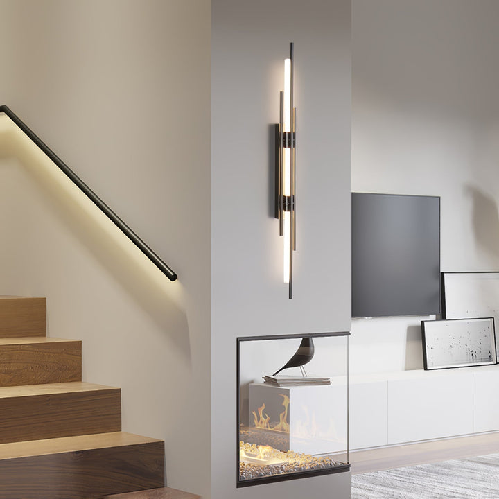 Skanto | LuxeAura – Opulent Gold Vegglampe for Elegante Rom