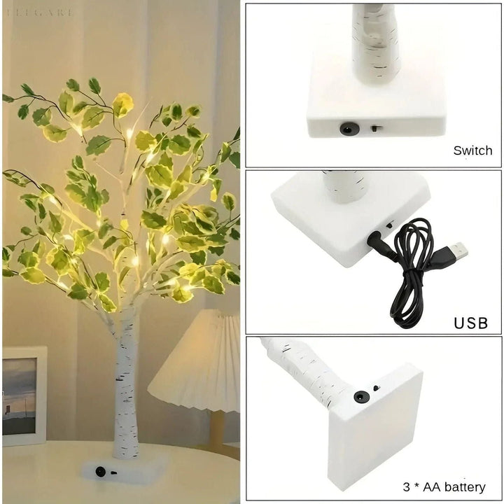 BrightTree-lampe – Opplyst tre som hjemmedekorasjon med LED-lys