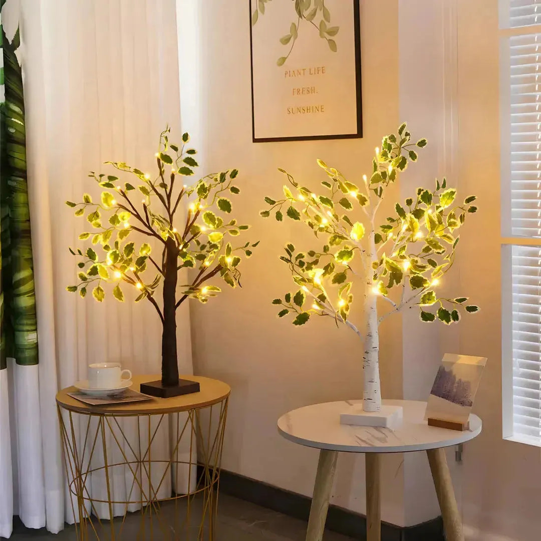 BrightTree-lampe – Opplyst tre som hjemmedekorasjon med LED-lys