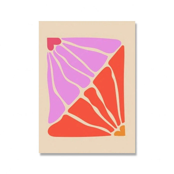 Helle fargerike botaniske abstrakte veggkunst fine kunst lerretsutskrifter levende fargebilder for moderne hjem stue soverom kunst dekorasjon | Skanto