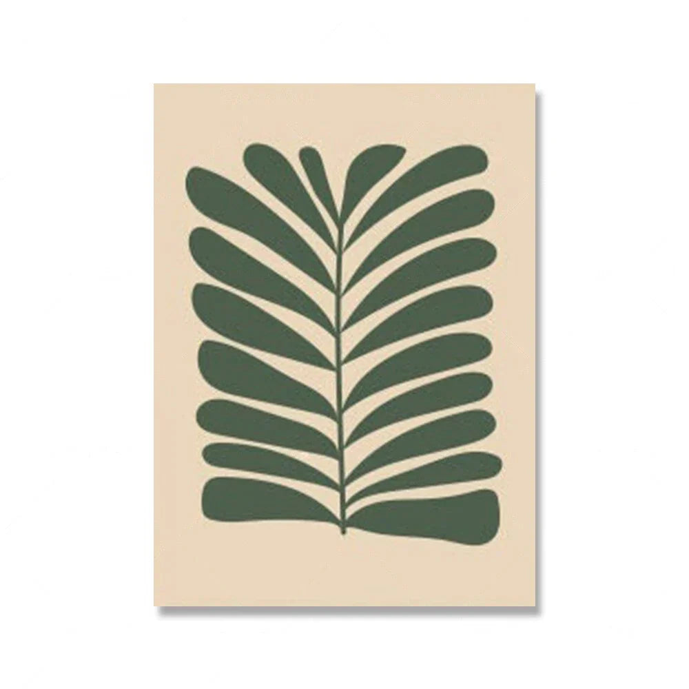 Lysende Fargerik Botanisk Abstrakt Veggkunst Fine Art Lerretstrykk Livlige Fargebilder For Moderne Hjem Stue Soverom Kunstdekor | Skanto
