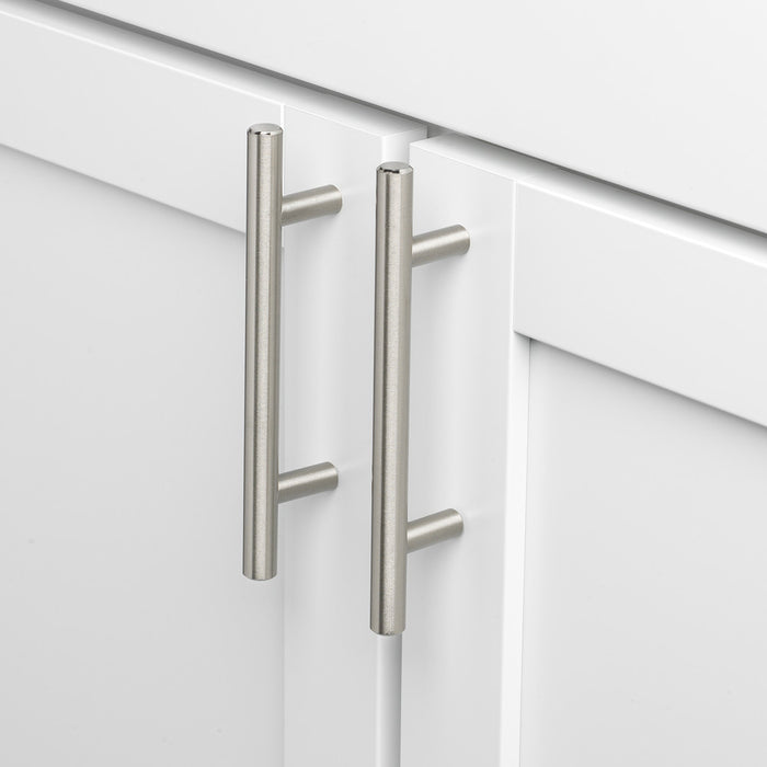 Skanto | Børstet Nikkel Modern Rustfritt Stål Skuffehardware T-Bar Håndtak