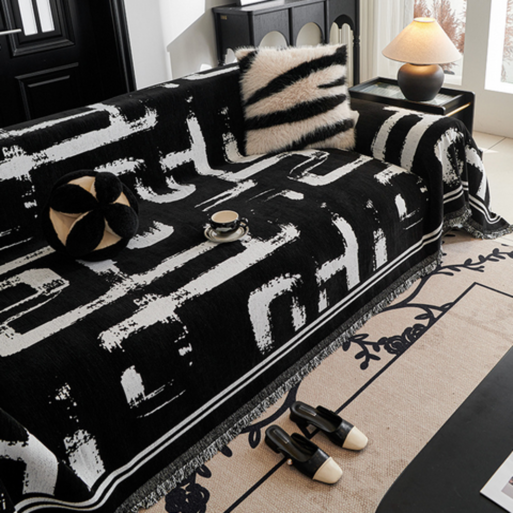 Skanto | Penselstrøk Kunst Sofa Dekor