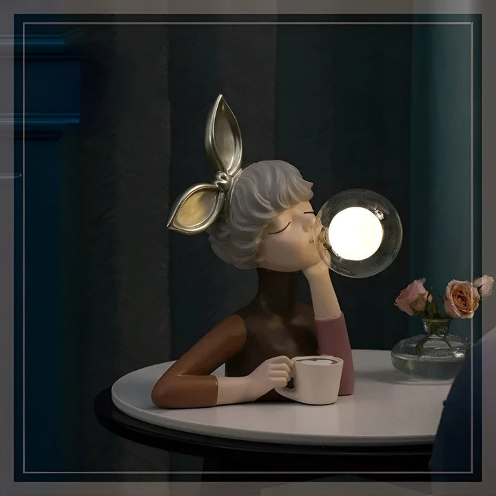 Skanto | BubbleFairies Bordlampe – Enchanting Quartet Tegneserie Jente Figur Lys