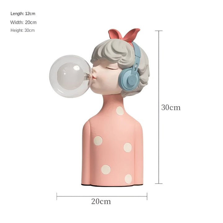Skanto | BubbleFairies Bordlampe – Enchanting Quartet Tegneserie Jente Figur Lys
