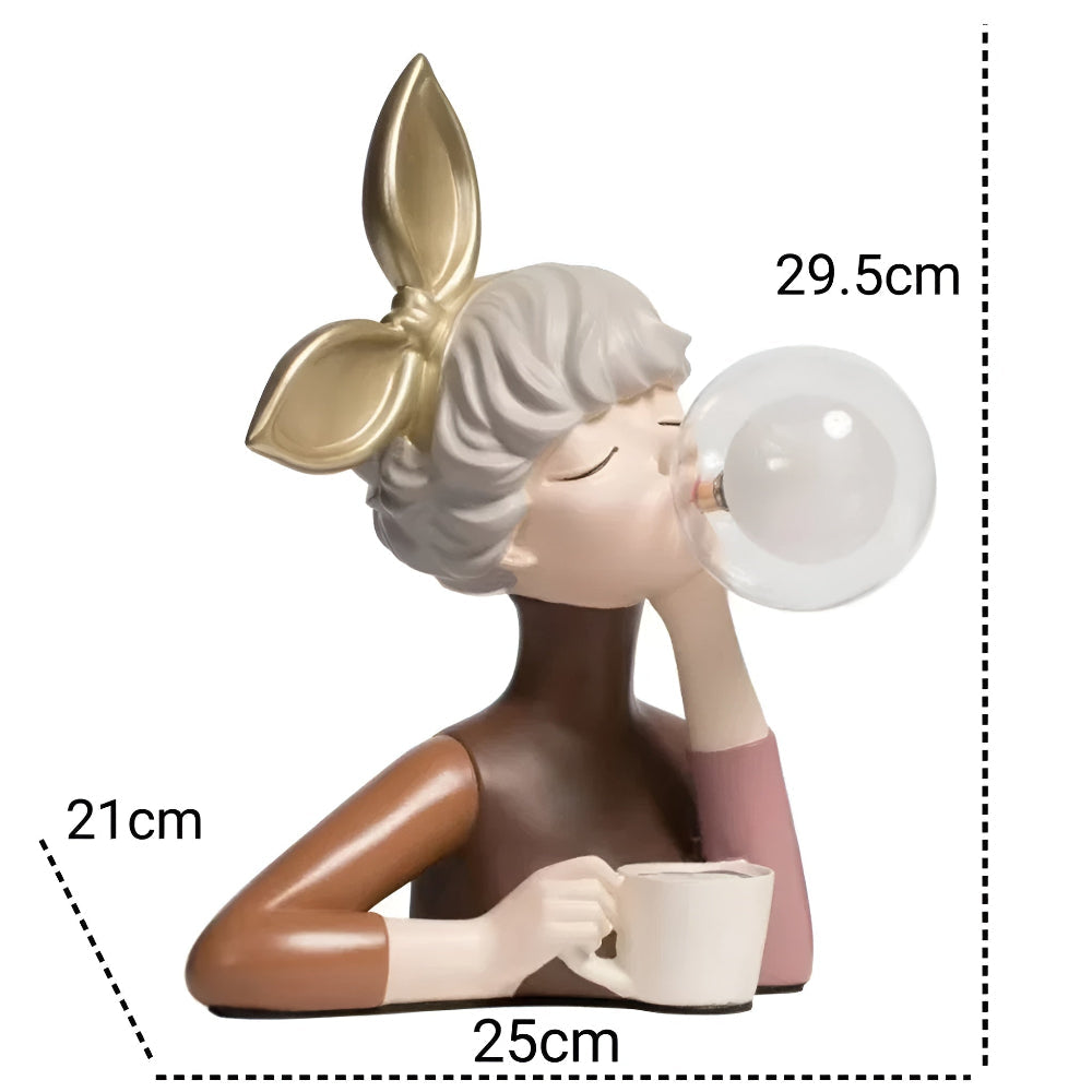 Skanto | BubbleFairies Bordlampe – Enchanting Quartet Tegneserie Jente Figur Lys